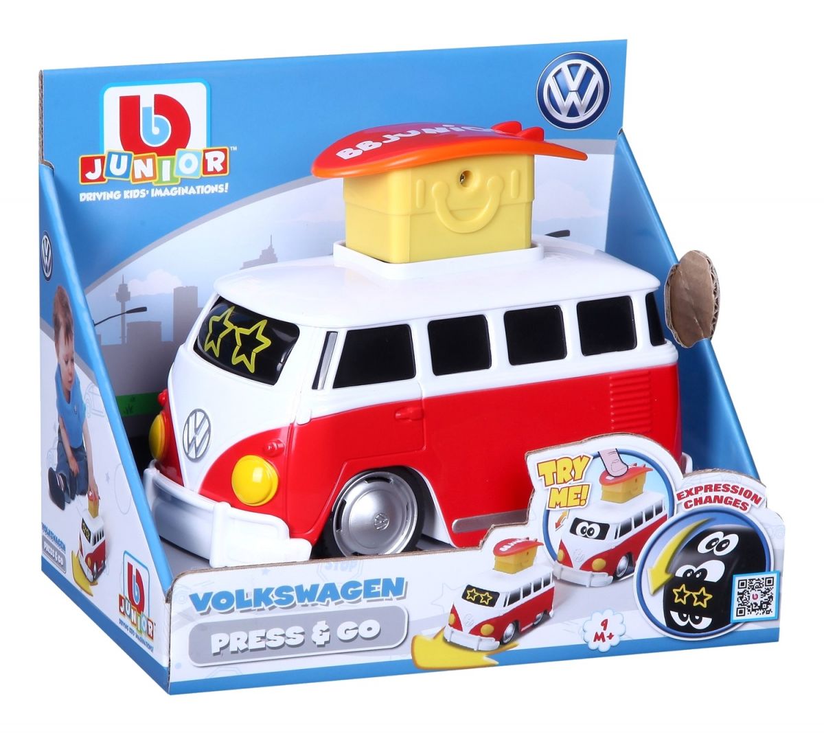 Ігрова автомодель VW Samba Bus, інерційна, ассорт.  2 кольори  фото 5