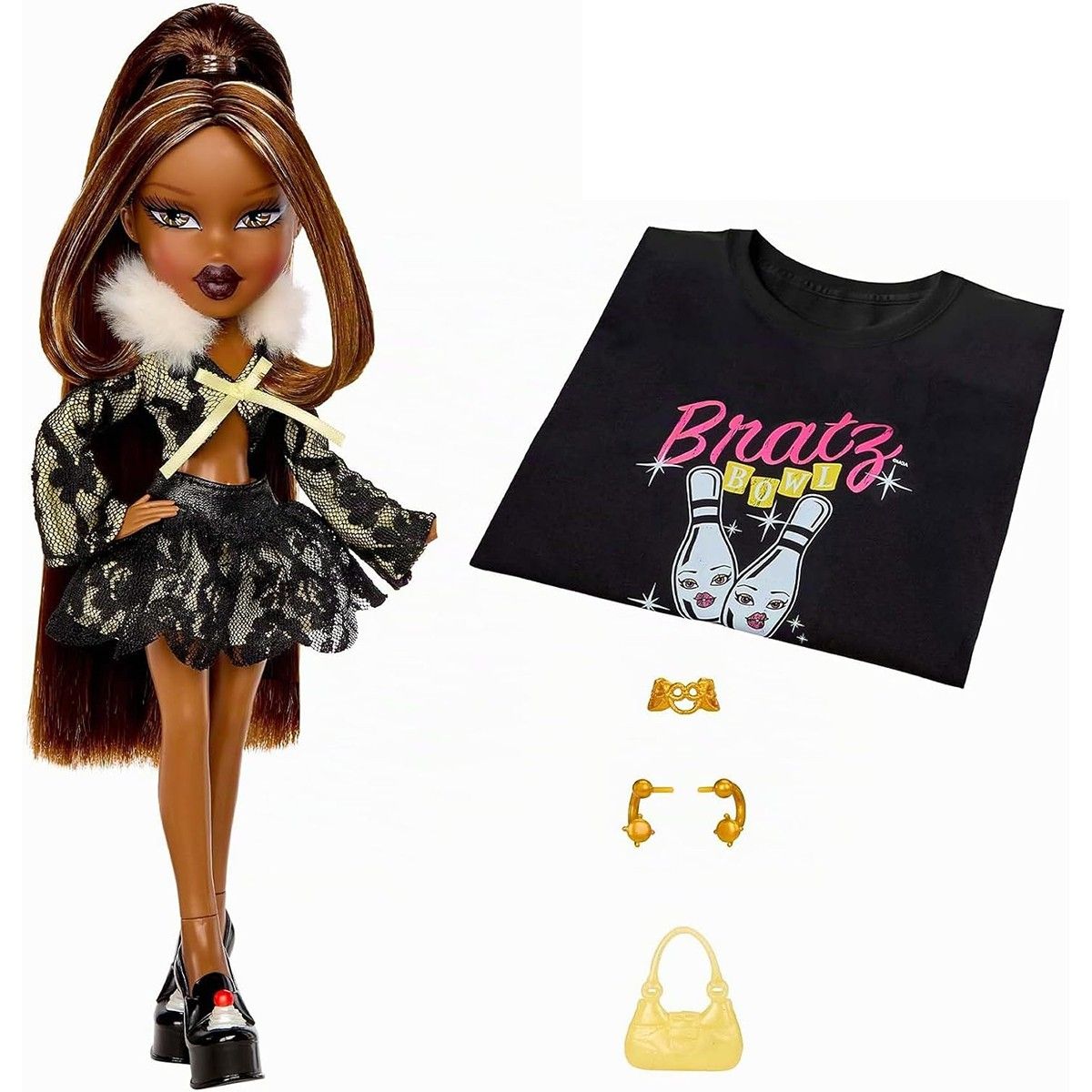 Игровой набор с куклой Bratz серии Stylin' Birthday — Саша  фото 5