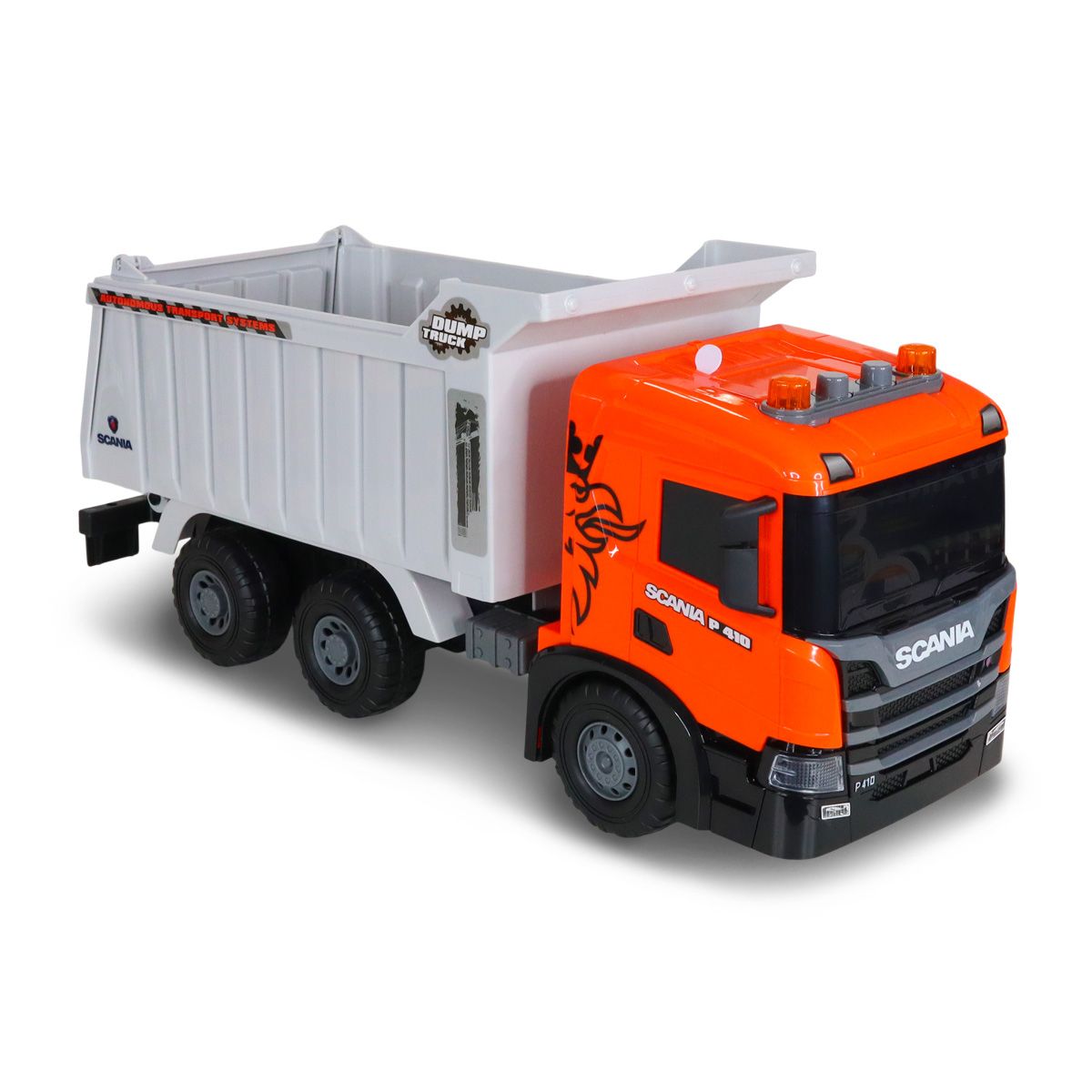 Автомодель серии Super Big Truck – Самосвал Scania (свет, звук)  фото 5