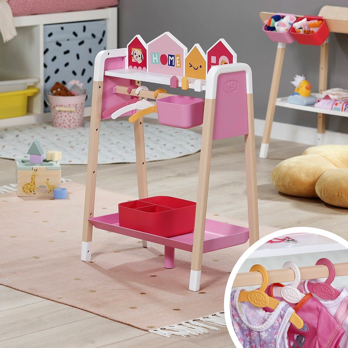Игровой набор Baby Born – Стильная стойка для одежды  фото 5