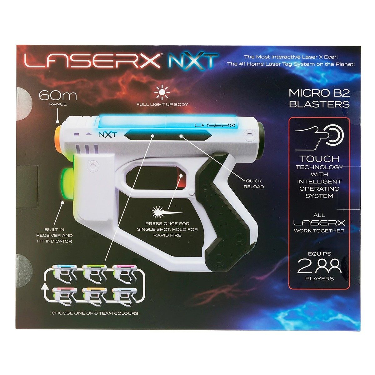 Ігровий набір для лазерних боїв – Laser X NXT Micro для двох гравців  фото 5