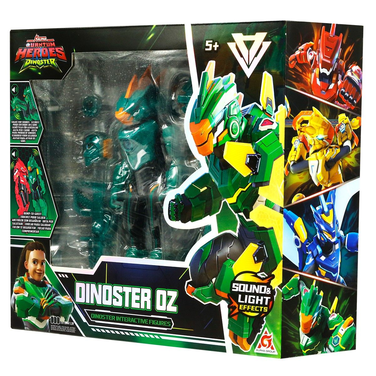 Фигурка с аксессуарами Dinoster - Оз (свет, звук)  фото 5