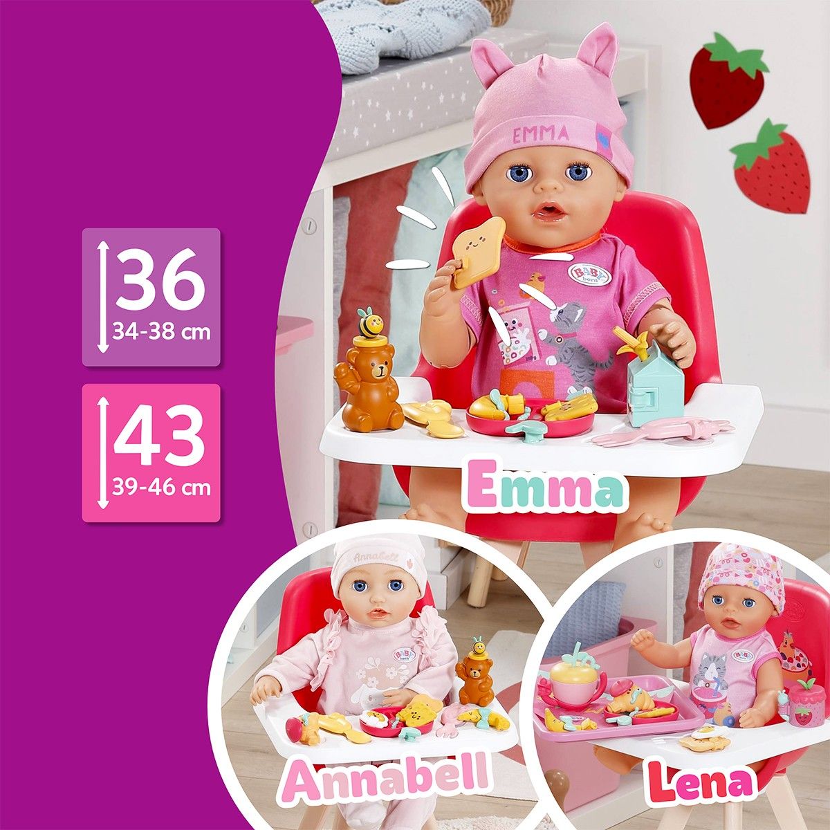 Ігровий набір Baby Born серії Click & Play – Сніданок для ляльки  фото 5
