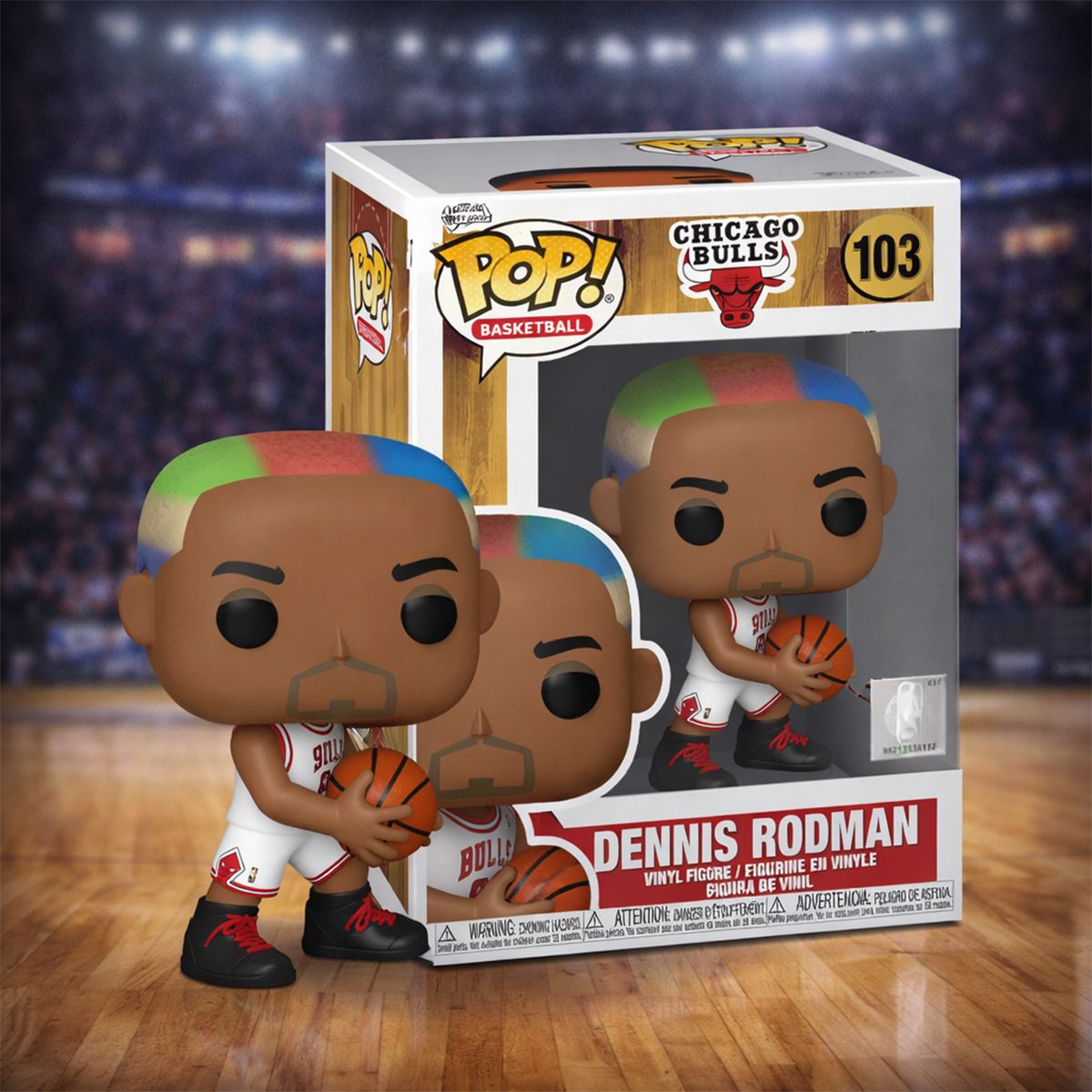 Игровая фигурка Funko POP! серии NBA: Chicago Bulls - Деннис Родман  фото 5