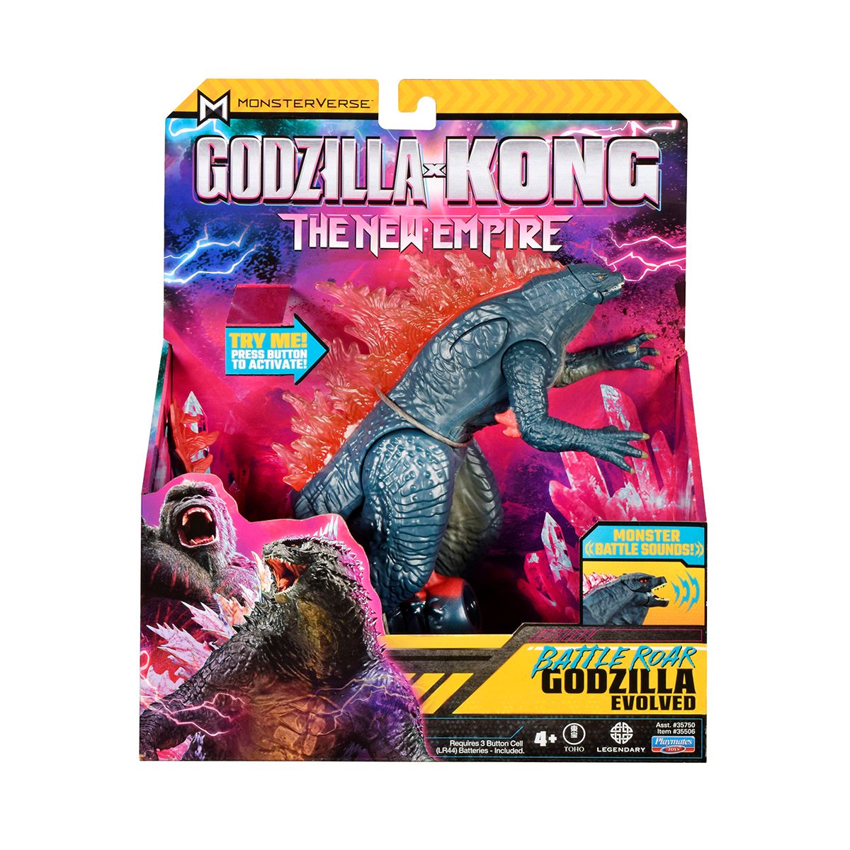 Фігурка Godzilla x Kong - Ґодзілла готова до бою (звук)  фото 5