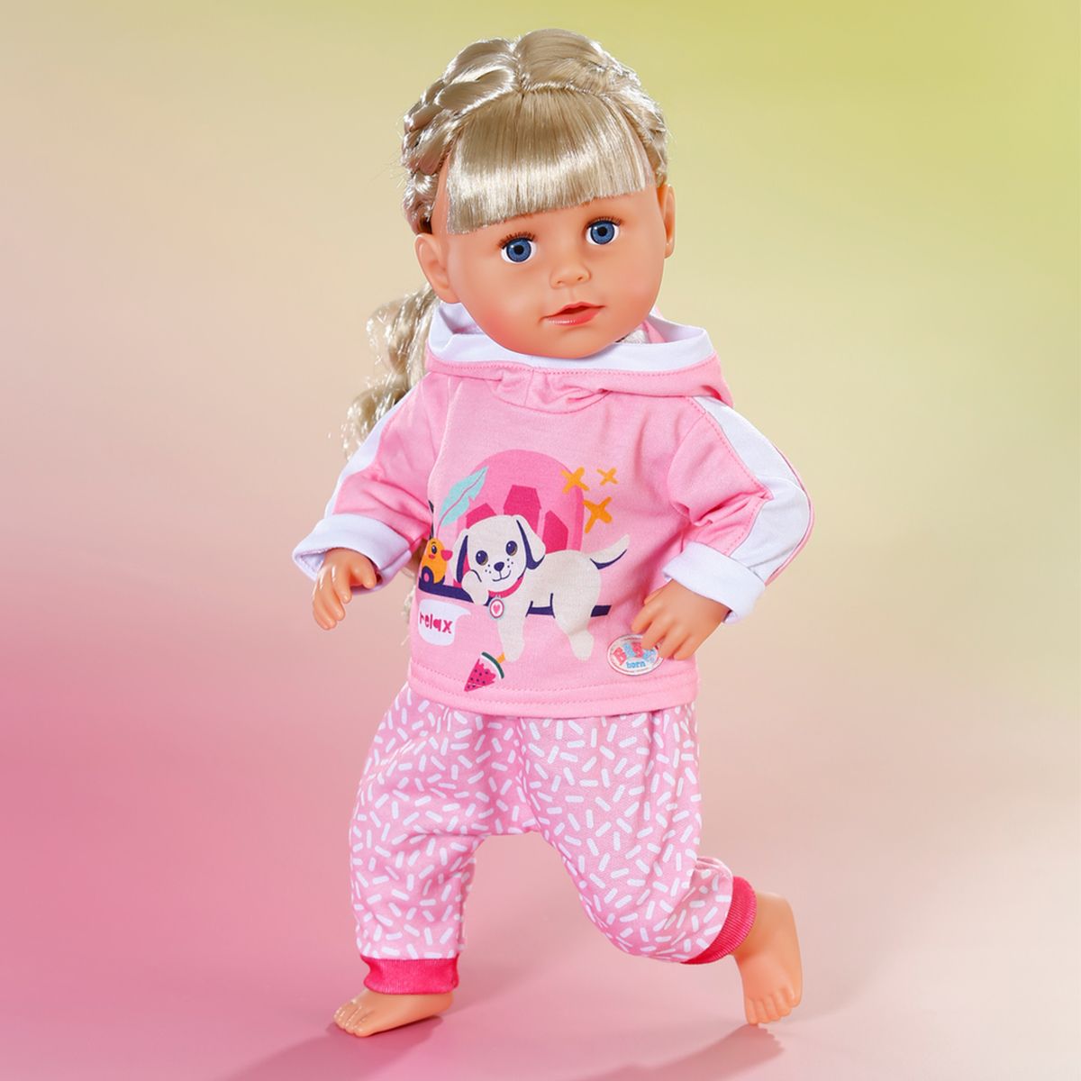 Набір одягу для ляльки Baby Вorn - Рожевий спортивний костюм  фото 5