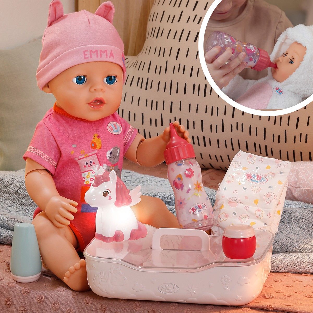 Набор аксессуаров для куклы Baby Born серии Забота единорога  фото 5