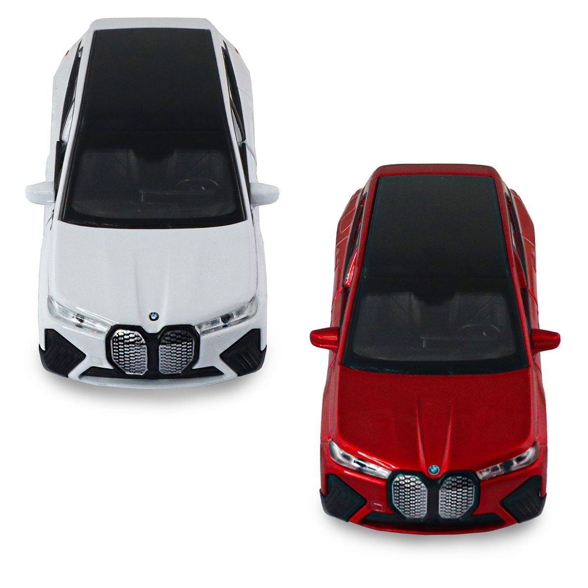Автомодель - BMW iX (червоний, білий)  фото 5