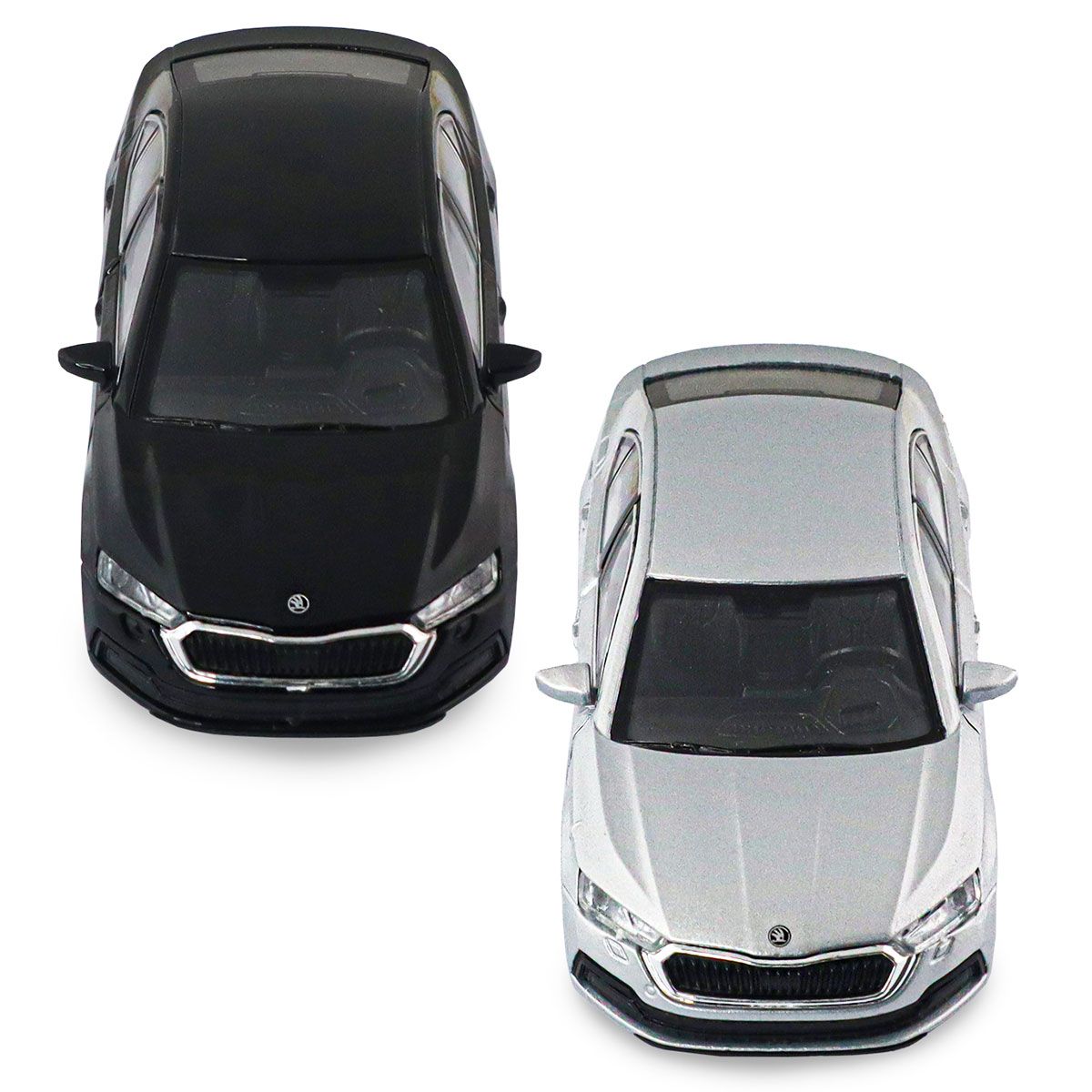 Автомодель - Skoda Octavia (чорний, сріблястий)  фото 5