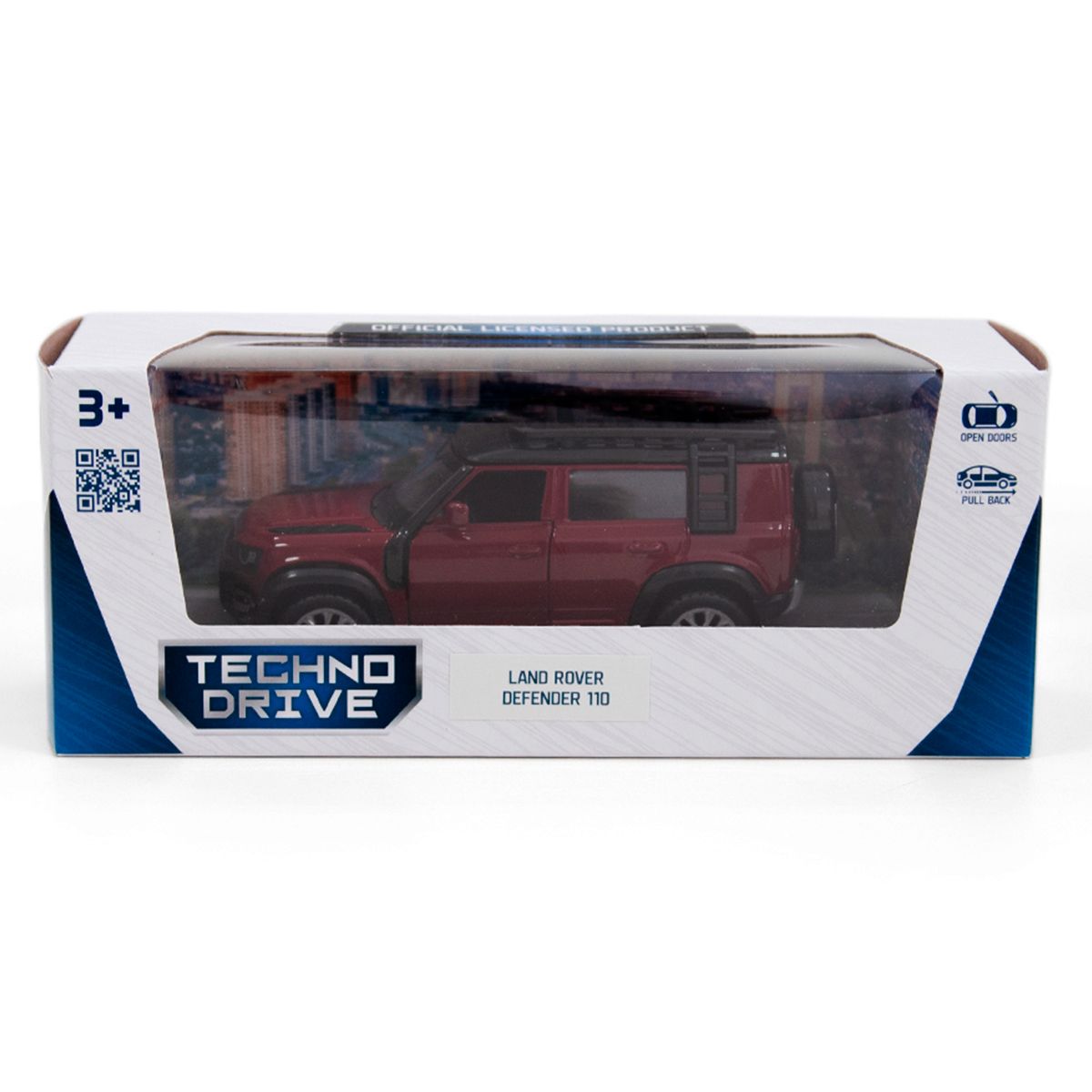 Автомодель - LAND ROVER DEFENDER 110 (червоний)  фото 5