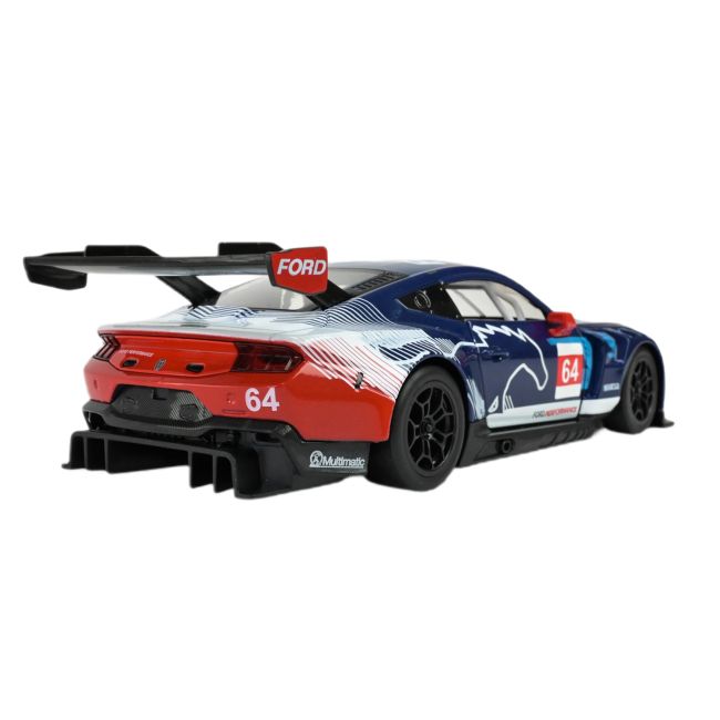 Машина металлическая АВТОПРОМ на батарейках 1:24 Ford Mustang GT3（2024), с звуками, светом  фото 5