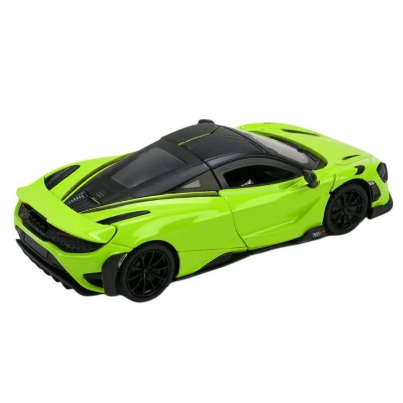 Машина металлическая АВТОПРОМ 1:31 McLaren 765 LT на батарейках с звуком, светом  фото 5