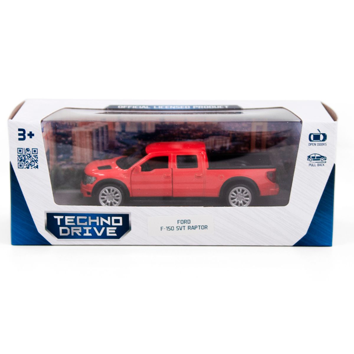 Автомодель - FORD F-150 SVT Raptor (оранжевый)  фото 5