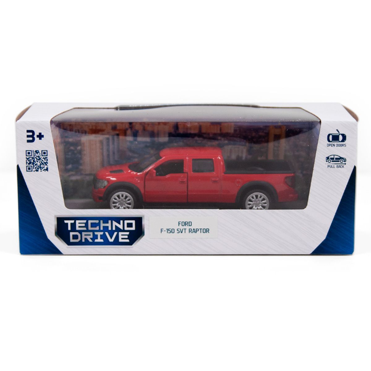 Автомодель - FORD F-150 SVT Raptor (червоний)  фото 5