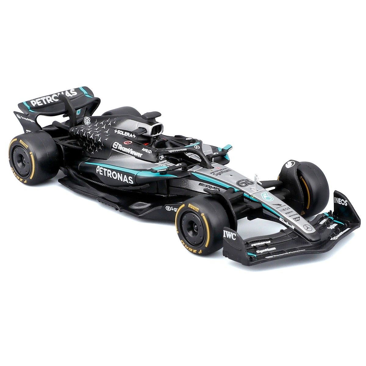 Автомодель – Mercedes-AMG F1 W16 Petronas (2025) (1:43)  фото 5