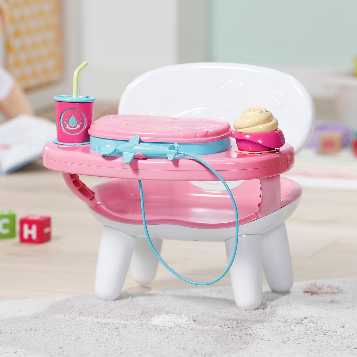 Интерактивный столик для кормления куклы Baby Born – Время обеда (свет, звук)  фото 5