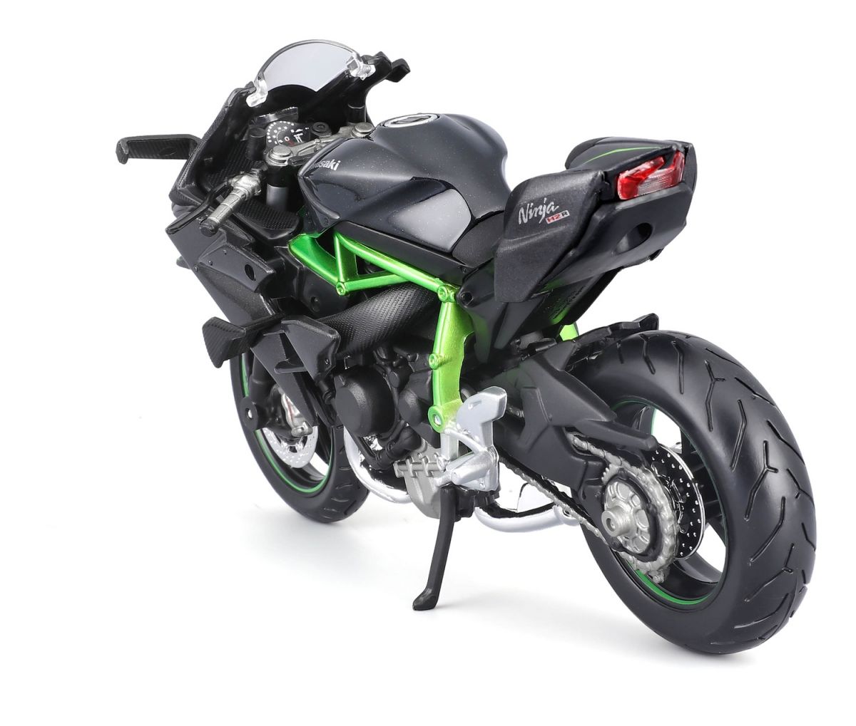 Збірна модель мотоцикла Kawasaki Ninja H2R, масштаб 1:12, сірий  фото 5