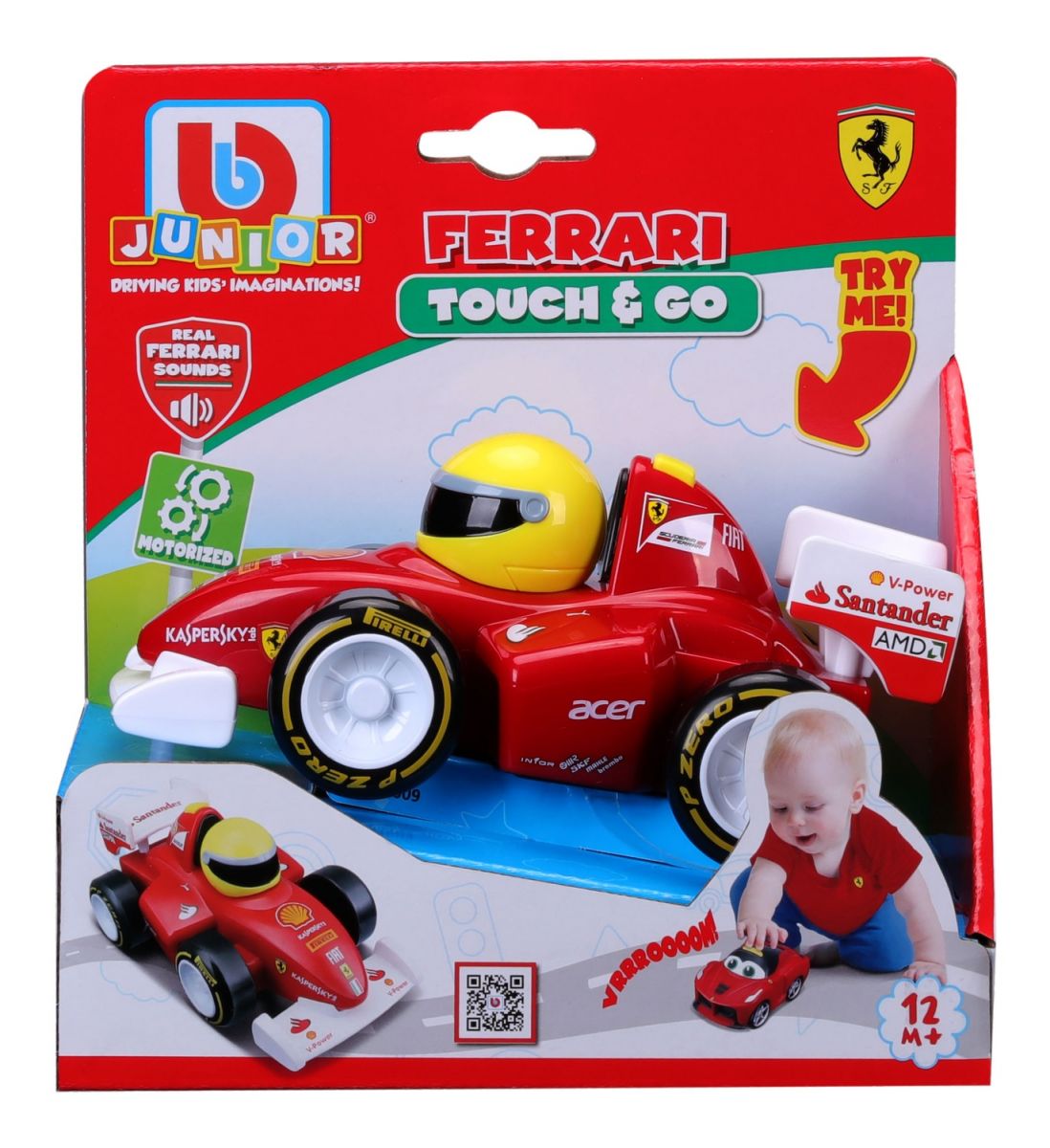 Машинка іграшкова Ferrari F2012 (звук та рух),  бат.  2хААА в компл.  фото 5