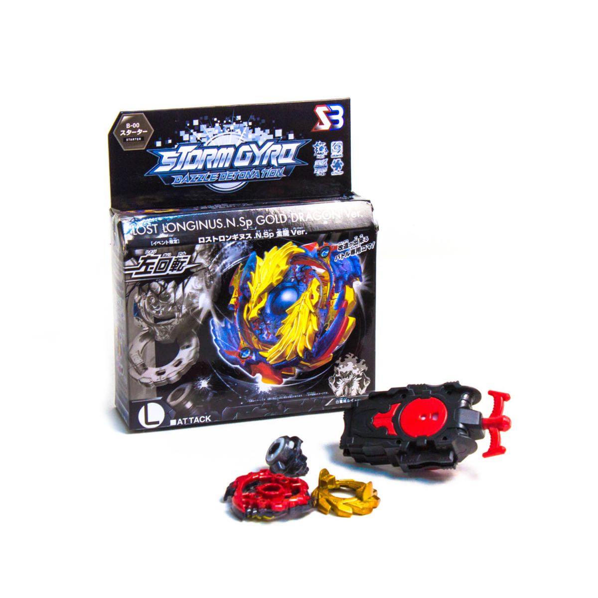 БейБлэйд (BeyBlade) Луинор Золотой Дракон, 5 сезон