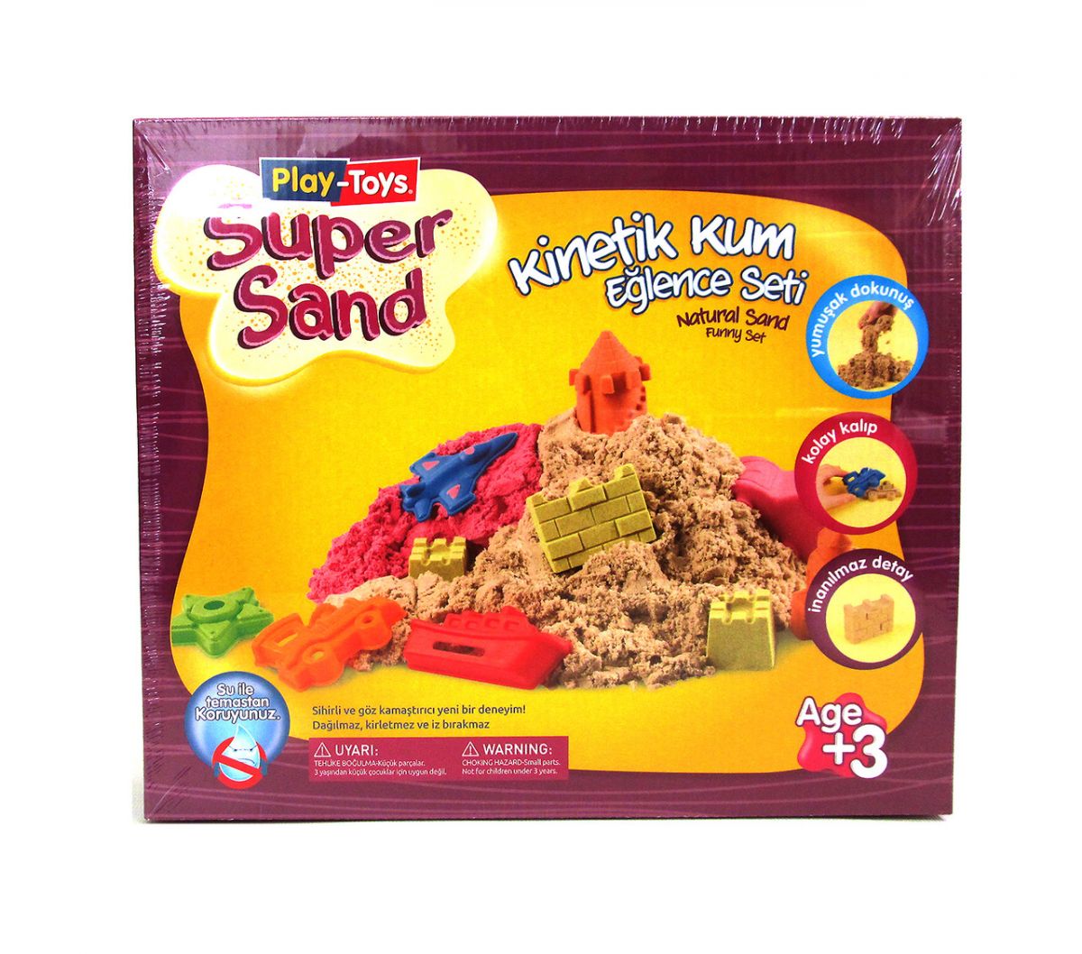 Кінетичний пісок "Super Sand" з пісочницею