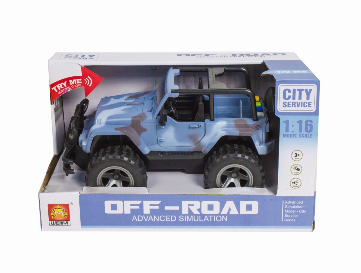 Інерційна машина "Jeep Wrangler", музична Інерційна машина "Jeep Wrangler", музична