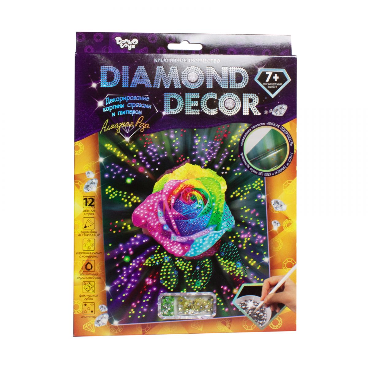 Набір для творчості "Diamond Decor: Алмазна троянда"