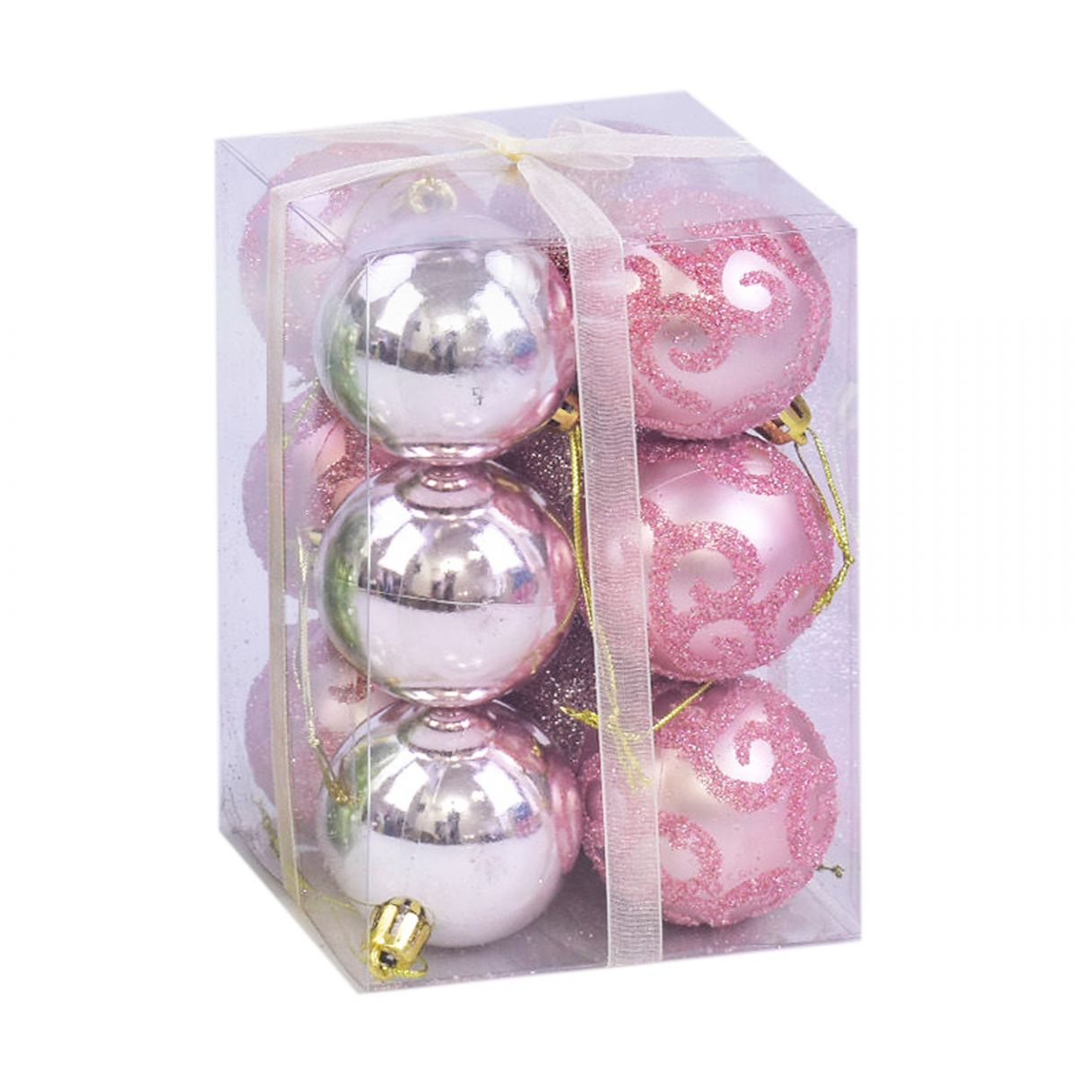 Розовые Новогодние Игрушки Розовые Новогодние Игрушки