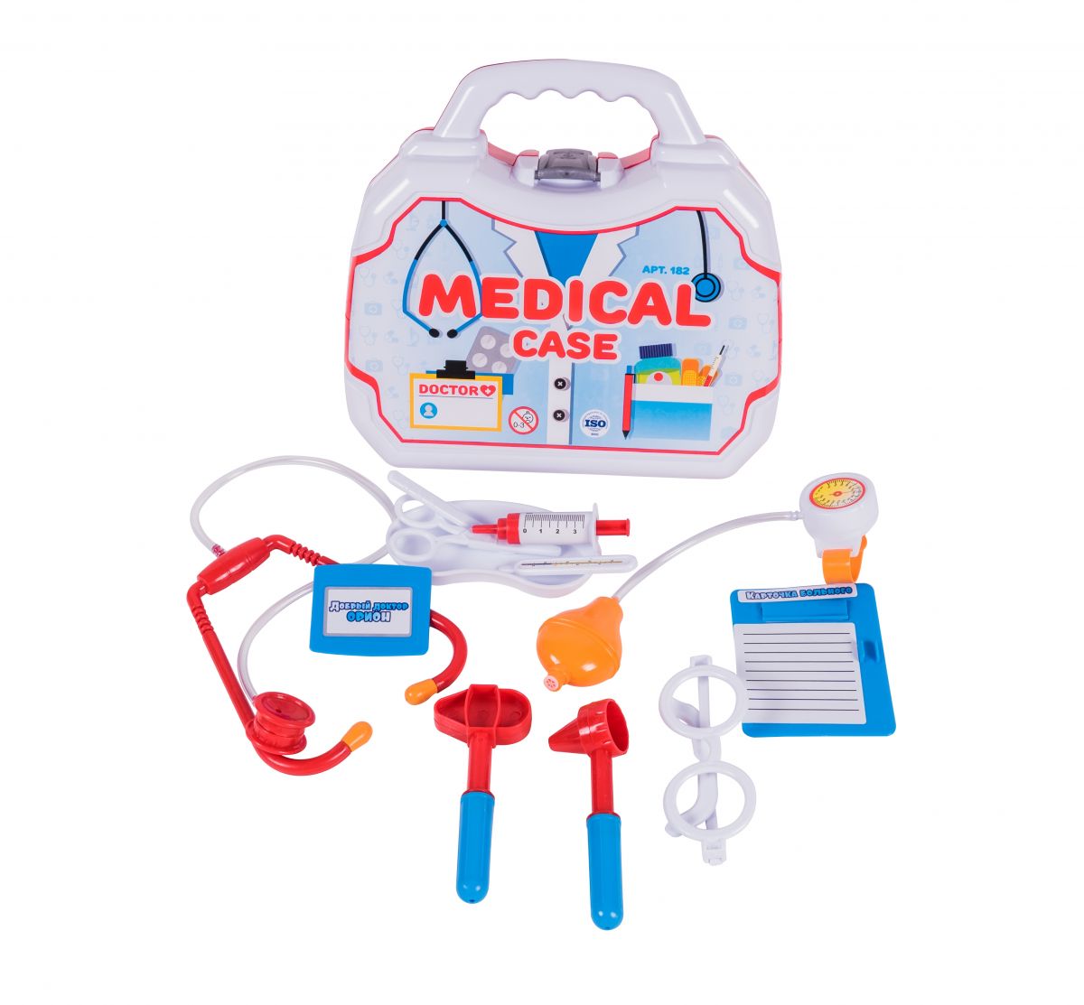 Докторский набор в чемоданчике "Medical Set" (12 предметов)