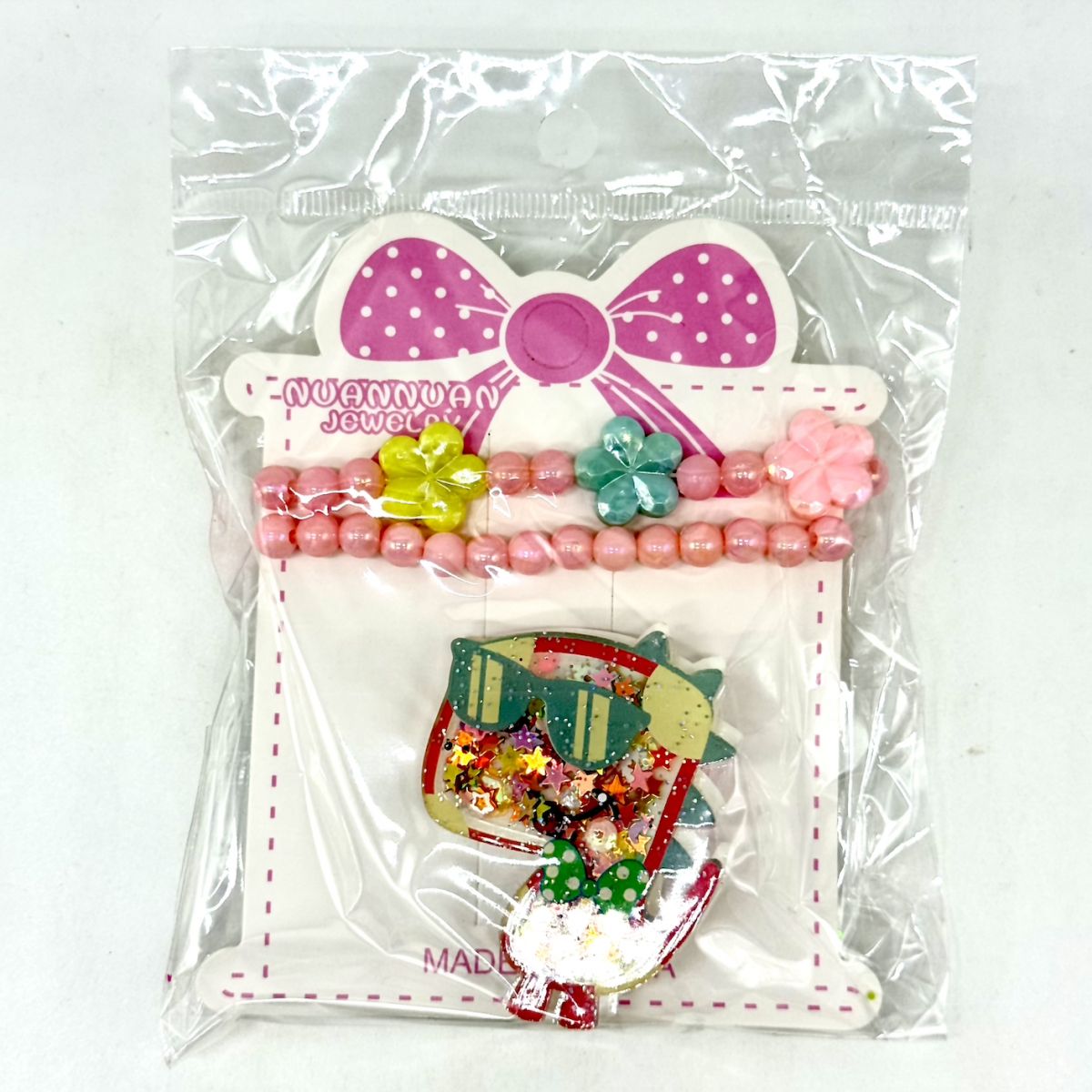 Набір аксесуарів - 3 штуки, браслети/заколка (МІКС ВИДІВ)  фото 6