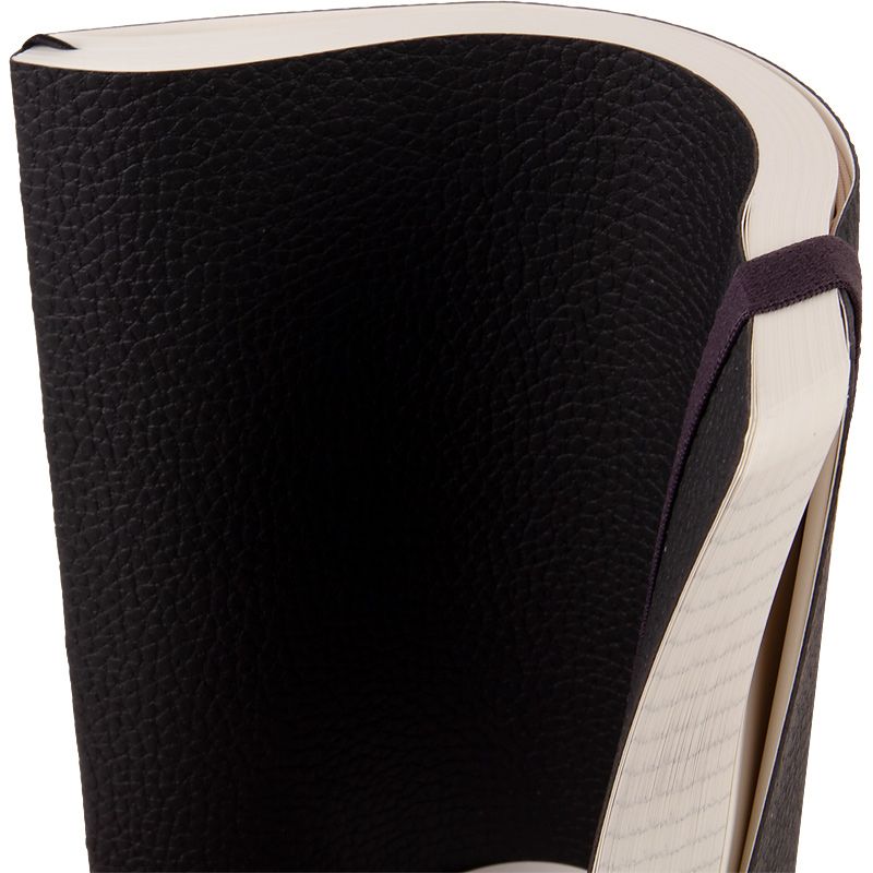 Книга записна Partner Soft L, 190*250, 96 арк, кліт, чорна Книга записна Partner Soft L, 190*250, 96 арк, кліт, чорна