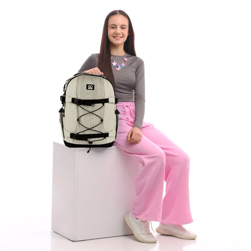 Рюкзак GoPack Education Teens 186 бежевий Рюкзак GoPack Education Teens 186 бежевий