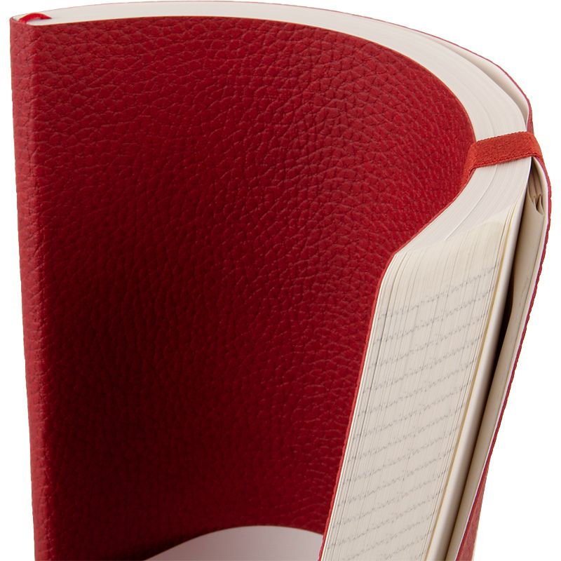 Книга записна Partner Soft L, 190*250, 96 арк, кліт, червон Книга записна Partner Soft L, 190*250, 96 арк, кліт, червон