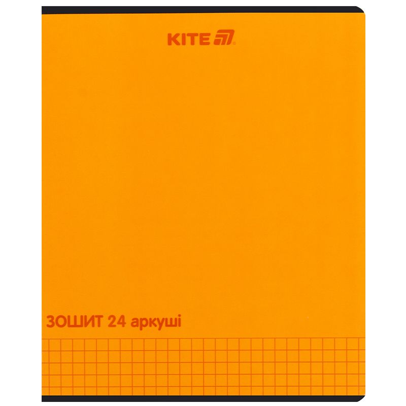 Зошит 24 арк. , кл. , софт тач + УФ лак, Kite One color Зошит 24 арк. , кл. , софт тач + УФ лак, Kite One color