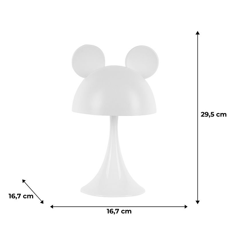 Светильник-ночник LED с аккумулятором Simple Mouse, белый Светильник-ночник LED с аккумулятором Simple Mouse, белый