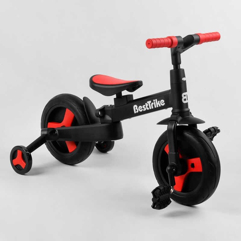 Велосипед-трансформер "Best Trike" (колеса PU 10'', батьківська ручка, знімні педалі) фото 6 Велосипед-трансформер "Best Trike" (колеса PU 10'', батьківська ручка, знімні педалі) фото 6