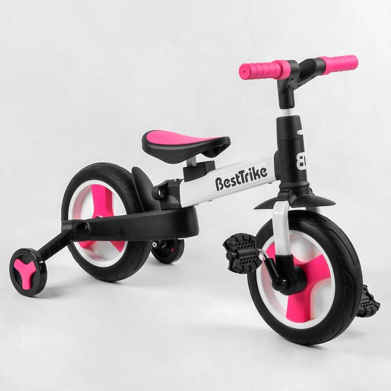 Велосипед-трансформер "Best Trike" (колеса PU 10'', батьківська ручка, знімні педалі) фото 6 Велосипед-трансформер "Best Trike" (колеса PU 10'', батьківська ручка, знімні педалі) фото 6