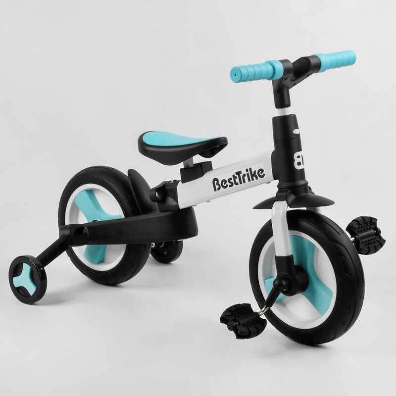 Велосипед-трансформер "Best Trike" (колеса PU 10'', батьківська ручка, знімні педалі) фото 6 Велосипед-трансформер "Best Trike" (колеса PU 10'', батьківська ручка, знімні педалі) фото 6