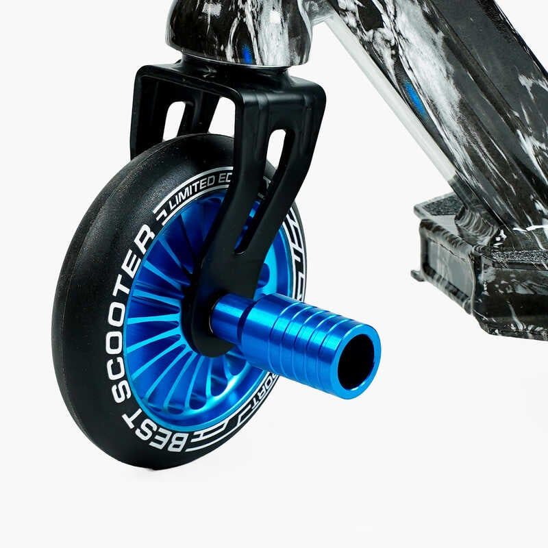 Самокат трюковий "Best Scooter" (HIC-система, ПЕГИ, алюмінієвий диск та дека з ПРИНТОМ, колеса PU, d = 110мм, ширина керма - 60 см) фото 6 Самокат трюковий "Best Scooter" (HIC-система, ПЕГИ, алюмінієвий диск та дека з ПРИНТОМ, колеса PU, d = 110мм, ширина керма - 60 см) фото 6