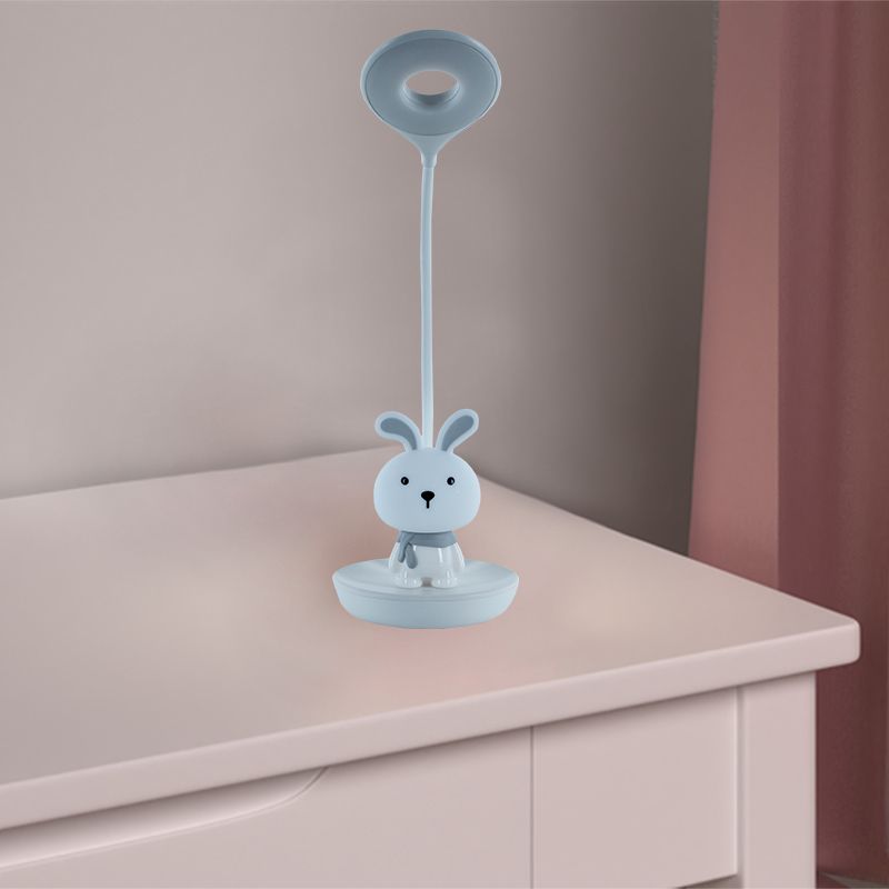 Настільна лампа LED з акумулятором Bunny, білий фото 6 Настільна лампа LED з акумулятором Bunny, білий фото 6