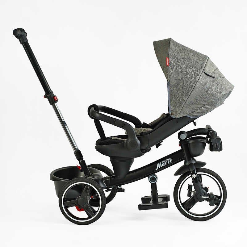 Велосипед 9155 / 318-82 BestTrike Marco (1) поворотне сидіння, складне кермо, колеса з прогумованим PU, кошик, телескопічна ручка, фара музична фото 6 Велосипед 9155 / 318-82 BestTrike Marco (1) поворотне сидіння, складне кермо, колеса з прогумованим PU, кошик, телескопічна ручка, фара музична фото 6