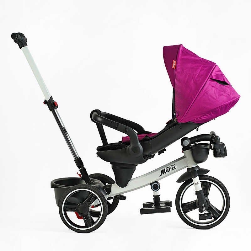 Велосипед "BestTrike Marco" (поворотне сидіння, складне кермо, колеса з прогумованим PU, кошик, телескопічна ручка, фара музична) фото 6 Велосипед "BestTrike Marco" (поворотне сидіння, складне кермо, колеса з прогумованим PU, кошик, телескопічна ручка, фара музична) фото 6