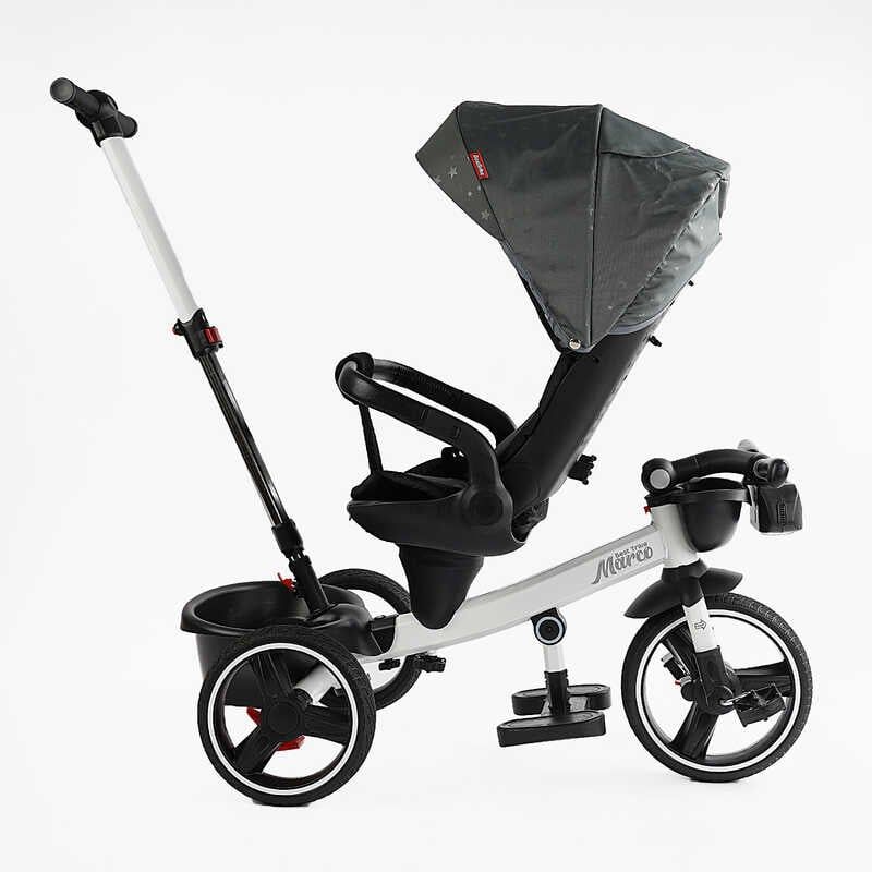 Велосипед "BestTrike Marco" (поворотне сидіння, складне кермо, колеса з прогумованим PU, кошик, телескопічна ручка, фара музична) фото 6 Велосипед "BestTrike Marco" (поворотне сидіння, складне кермо, колеса з прогумованим PU, кошик, телескопічна ручка, фара музична) фото 6