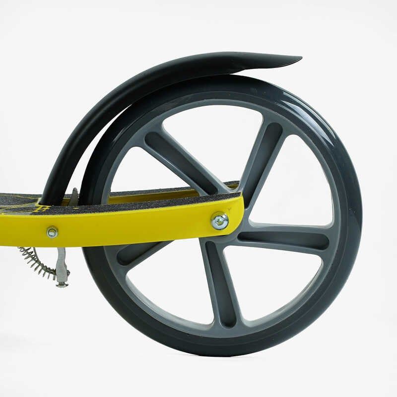 Самокат двухколесный Best Scooter FL-14320 (4) стальная рама, ручной тормоз, колеса PU 200мм, 1 амортизатор передний, в коробке фото 6 Самокат двухколесный Best Scooter FL-14320 (4) стальная рама, ручной тормоз, колеса PU 200мм, 1 амортизатор передний, в коробке фото 6