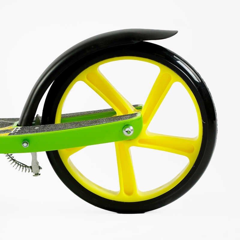 Самокат двухколесный Best Scooter FL-20085 (4) стальная рама, ручной тормоз, колеса PU 200мм, 1 амортизатор передний, в коробке фото 6 Самокат двухколесный Best Scooter FL-20085 (4) стальная рама, ручной тормоз, колеса PU 200мм, 1 амортизатор передний, в коробке фото 6