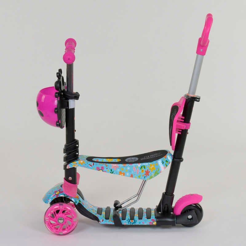 Самокат 5в1 26901 (1) Best Scooter, АБСТРАКЦІЯ, PU колеса, ПІДСВІЧУВАННЯ КОЛІС, в коробці фото 6 Самокат 5в1 26901 (1) Best Scooter, АБСТРАКЦІЯ, PU колеса, ПІДСВІЧУВАННЯ КОЛІС, в коробці фото 6