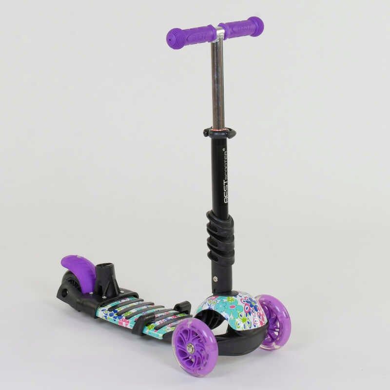 Самокат 5в1 68995 (1) Best Scooter, АБСТРАКЦИЯ, PU колеса, ПОДСВЕТКА КОЛЕС, в коробке фото 6 Самокат 5в1 68995 (1) Best Scooter, АБСТРАКЦИЯ, PU колеса, ПОДСВЕТКА КОЛЕС, в коробке фото 6