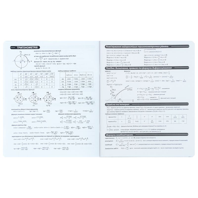 Зошит предметн. 48 арк. , кл. , фольга+УФ, HP, алгебра фото 6 Зошит предметн. 48 арк. , кл. , фольга+УФ, HP, алгебра фото 6