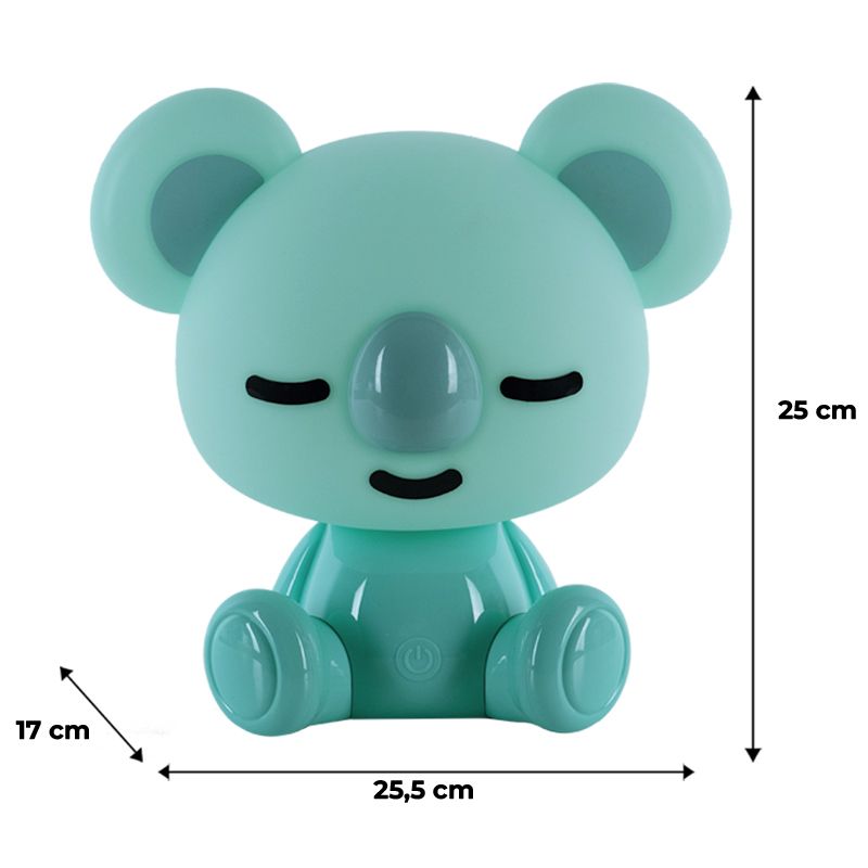 Світильник-нічник LED з акумулятором Koala, зелений фото 6 Світильник-нічник LED з акумулятором Koala, зелений фото 6