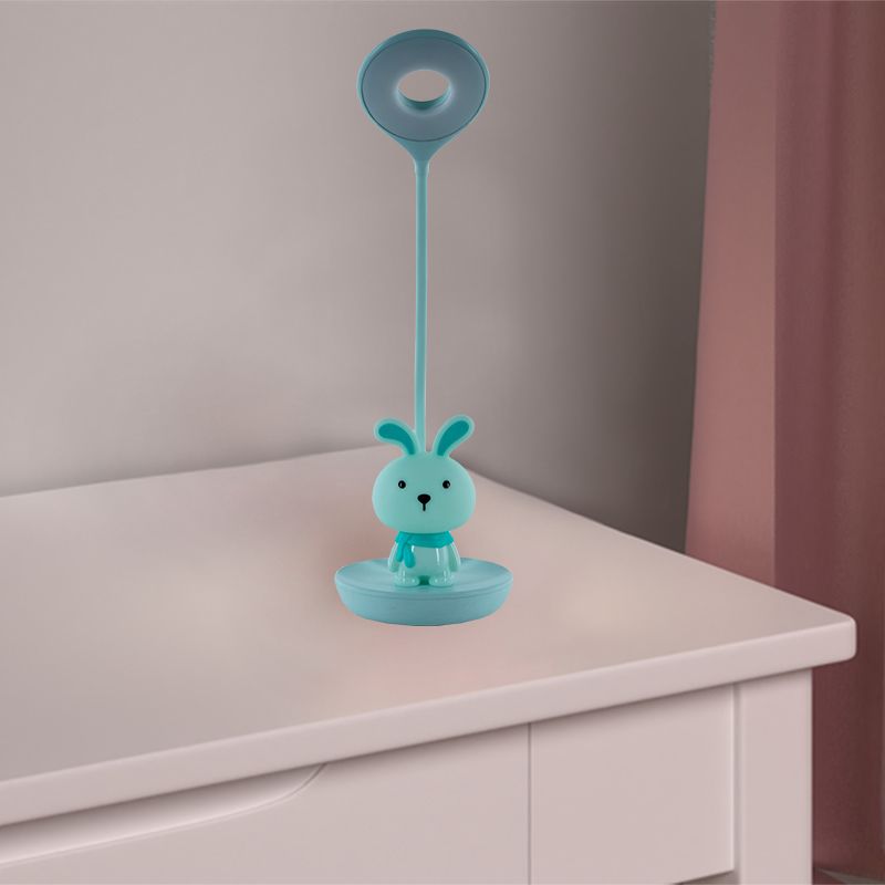 Настільна лампа LED з акумулятором Bunny, зелений фото 6 Настільна лампа LED з акумулятором Bunny, зелений фото 6