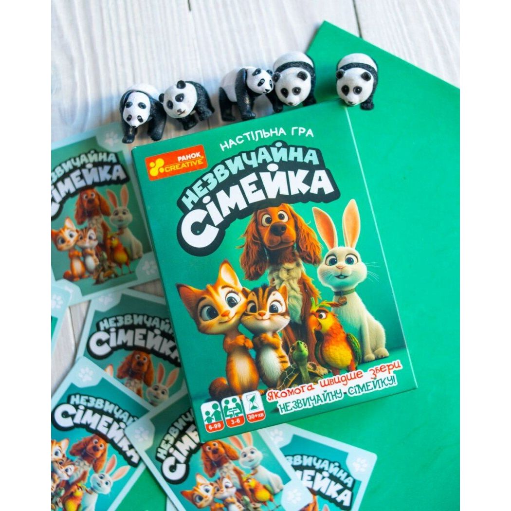 Настільна гра "Незвичайна сімейка" (укр)  фото 6 Настільна гра "Незвичайна сімейка" (укр)  фото 6